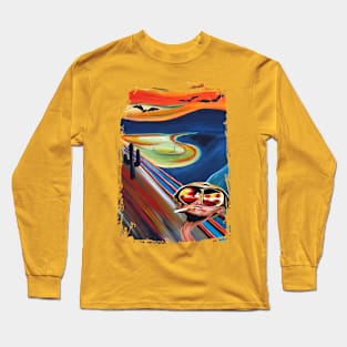 The Scream Parody Fear and Loathing Long Sleeve T-Shirt